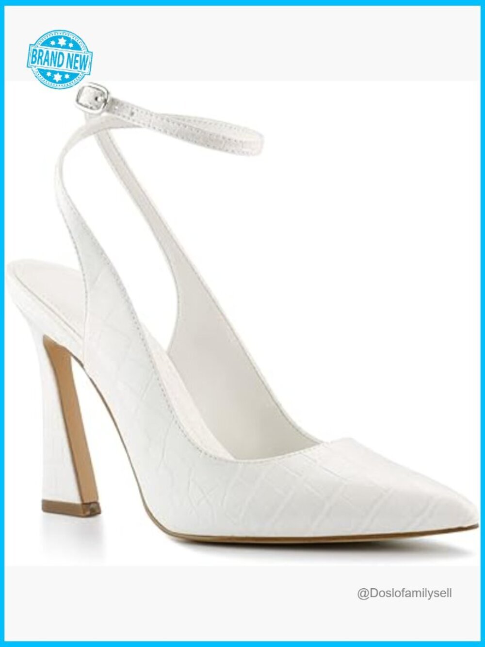 Classic Pointed Toe Slingback Pumps Stiletto Heels Wedding Dress Shoes